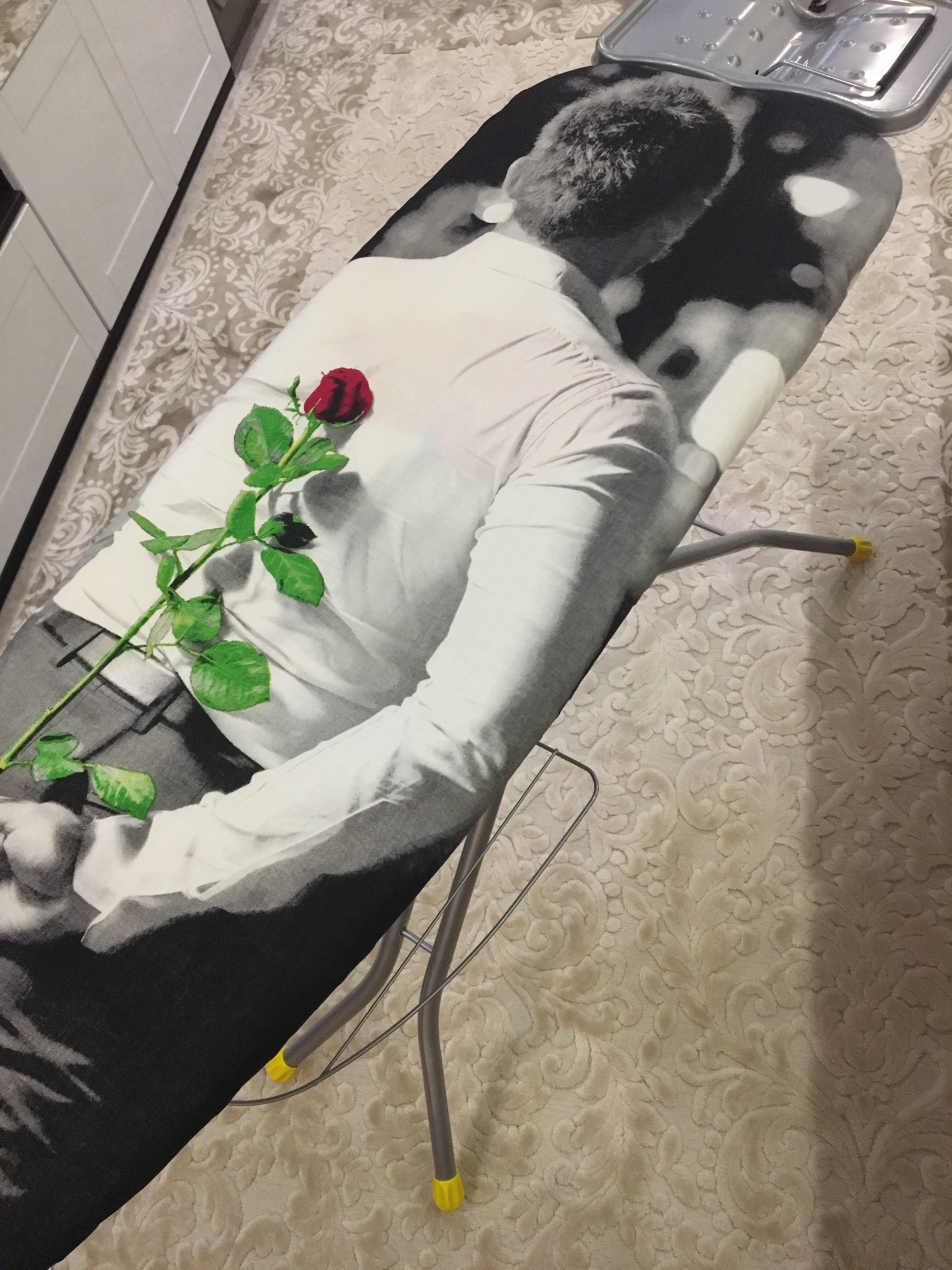 Фотография покупателя товара Чехол для гладильной доски Nika, 129×51 см, с поролоном, рисунок МИКС - Фото 20