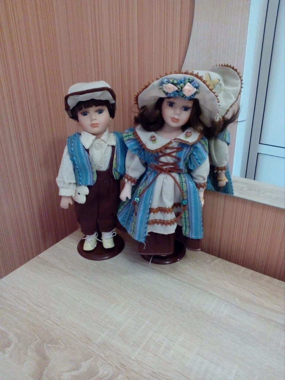 Фотография покупателя товара Кукла коллекционная парочка "Аглая и Артём" (набор 2 шт) 30 см - Фото 1
