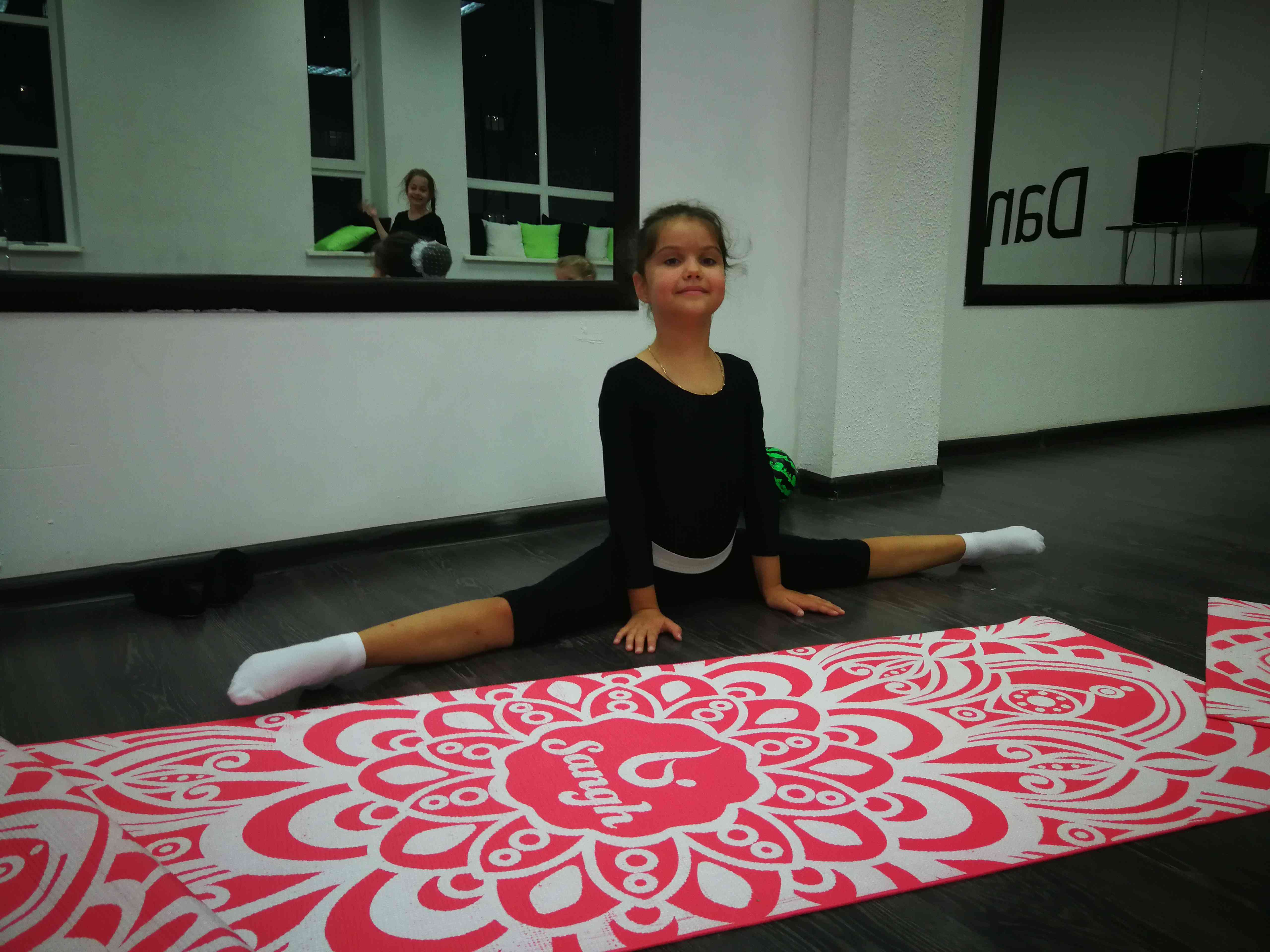 Фотография покупателя товара Коврик для йоги, в чехле «Узор», 173 × 61 × 0,4 см - Фото 1