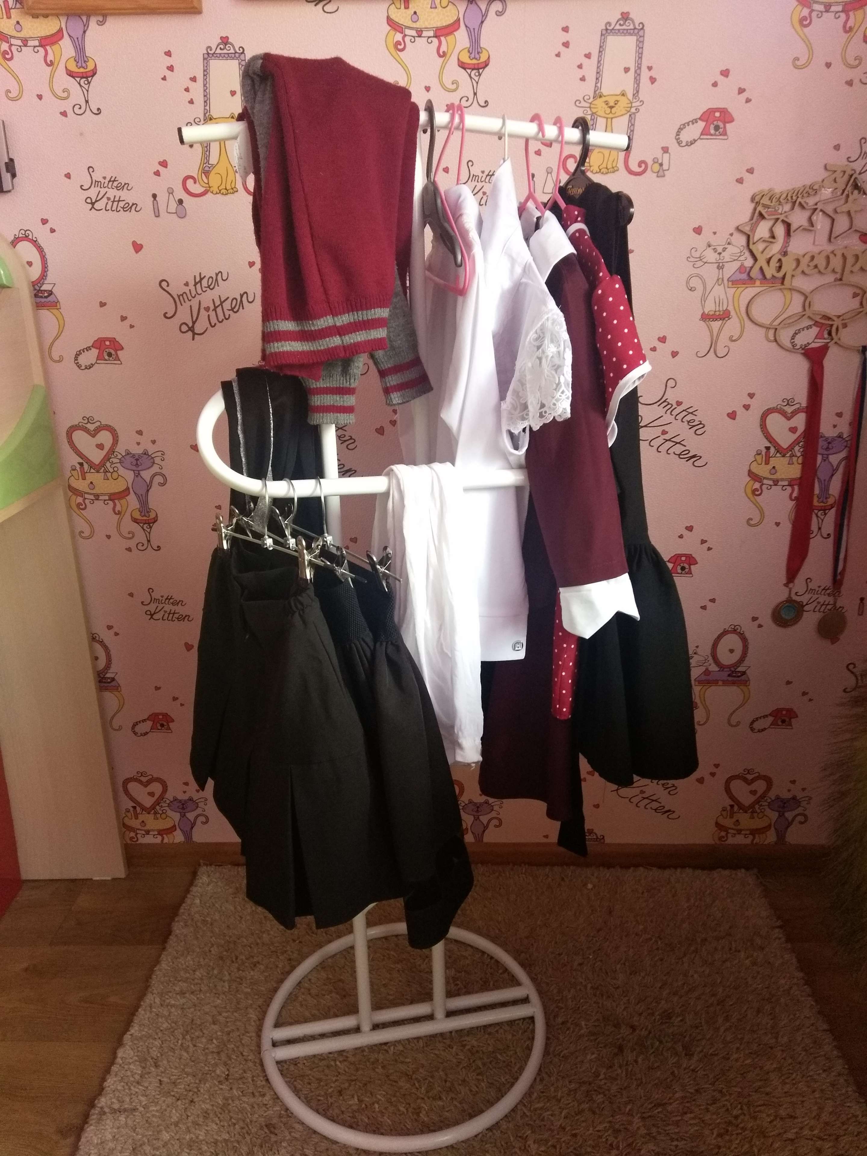 Фотография покупателя товара Вешалка костюмная Доляна «Галант», 40×48×120 см, цвет медный антик - Фото 1