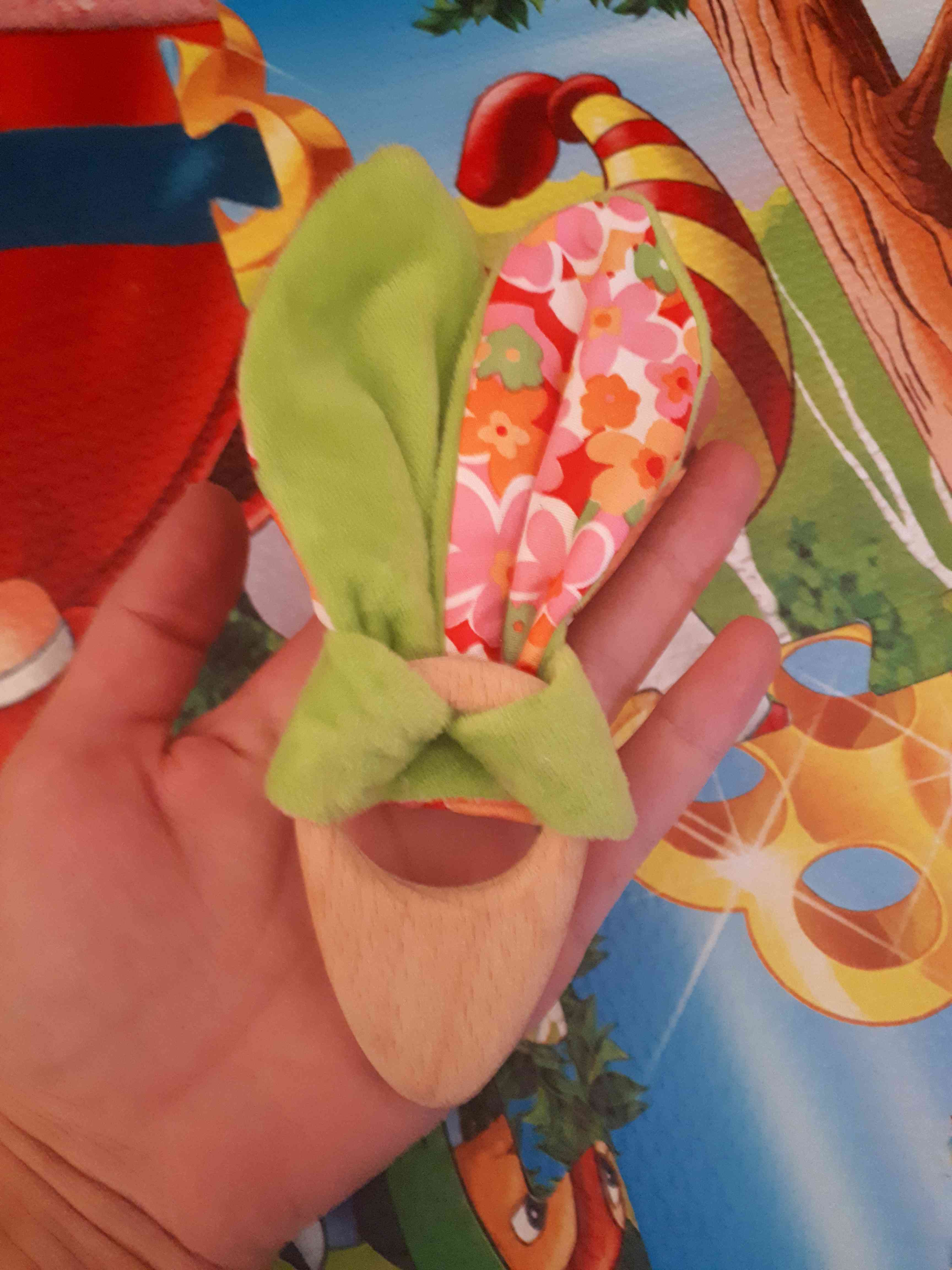 Фотография покупателя товара Развивающая игрушка-грызунок «Для маленьких принцесс», форма морковка