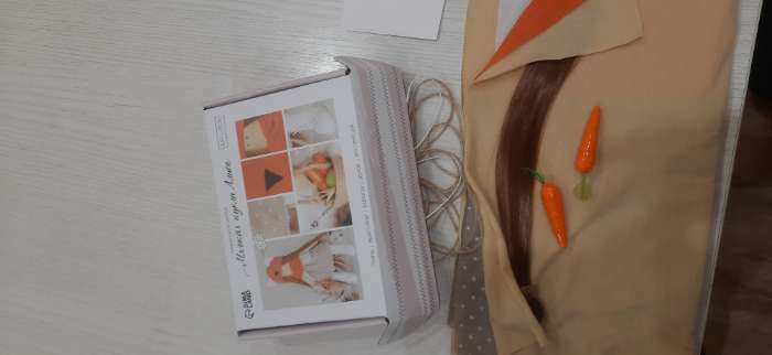 Фотография покупателя товара Набор для шитья. Интерьерная кукла «Алиса», 30 см - Фото 2