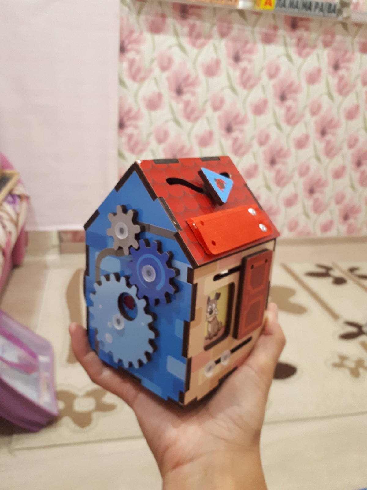 Фотография покупателя товара Развивающая игра для детей «Бизи-домик» МИКС - Фото 1