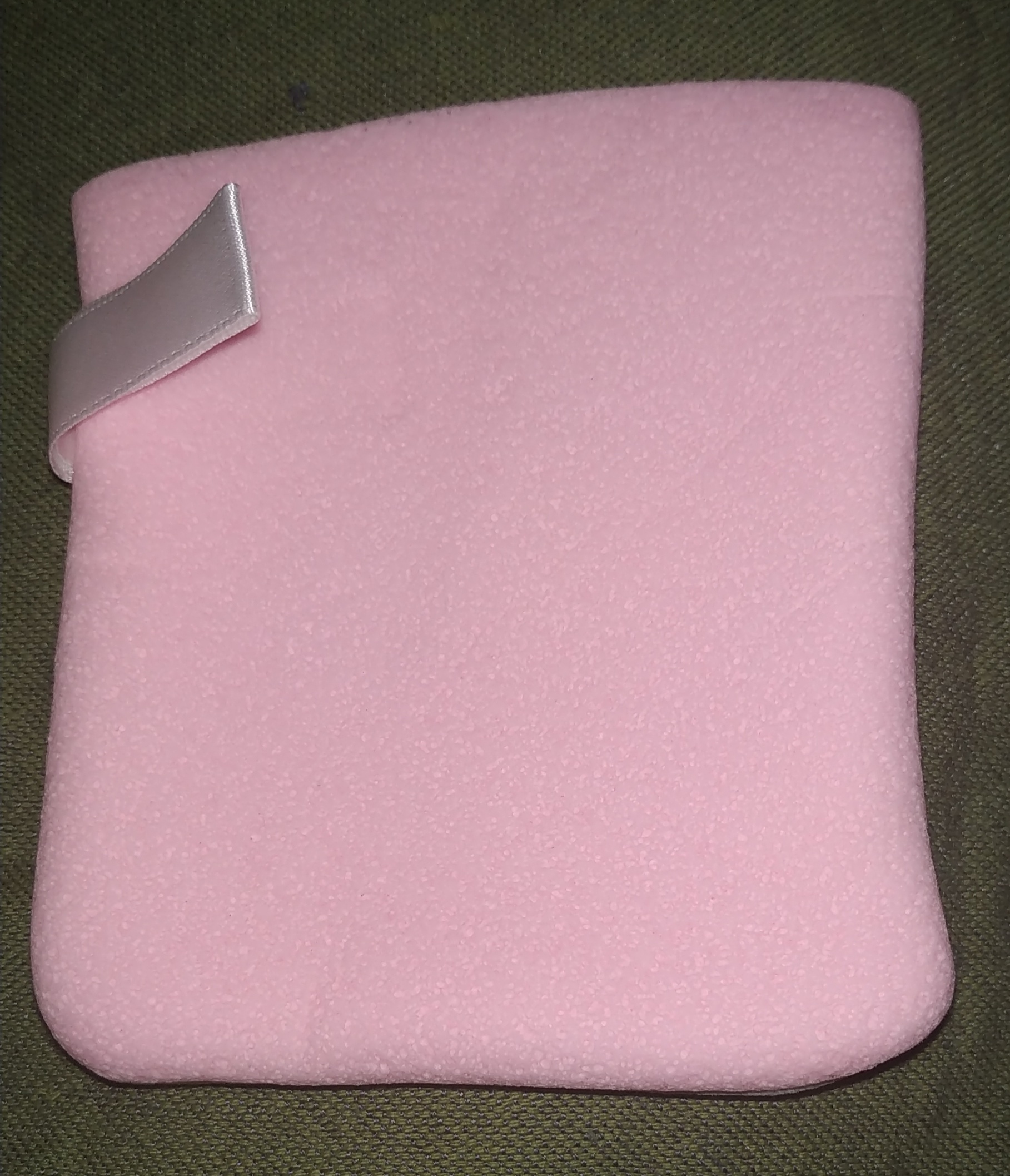Фотография покупателя товара Спонж для умывания, цвет белый/розовый