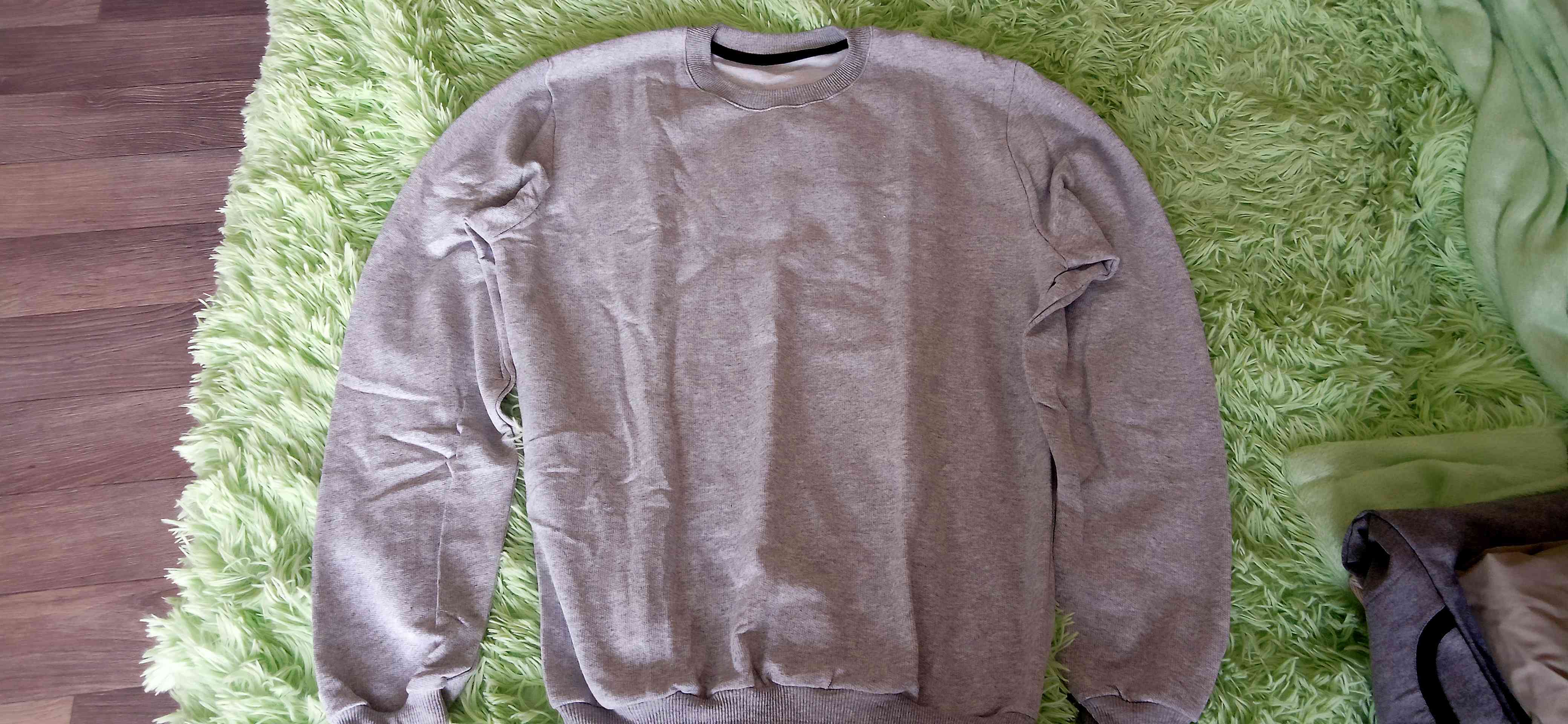 Фотография покупателя товара Свитшот мужской «Мужик 1», размер 50, цвет серый меланж - Фото 1