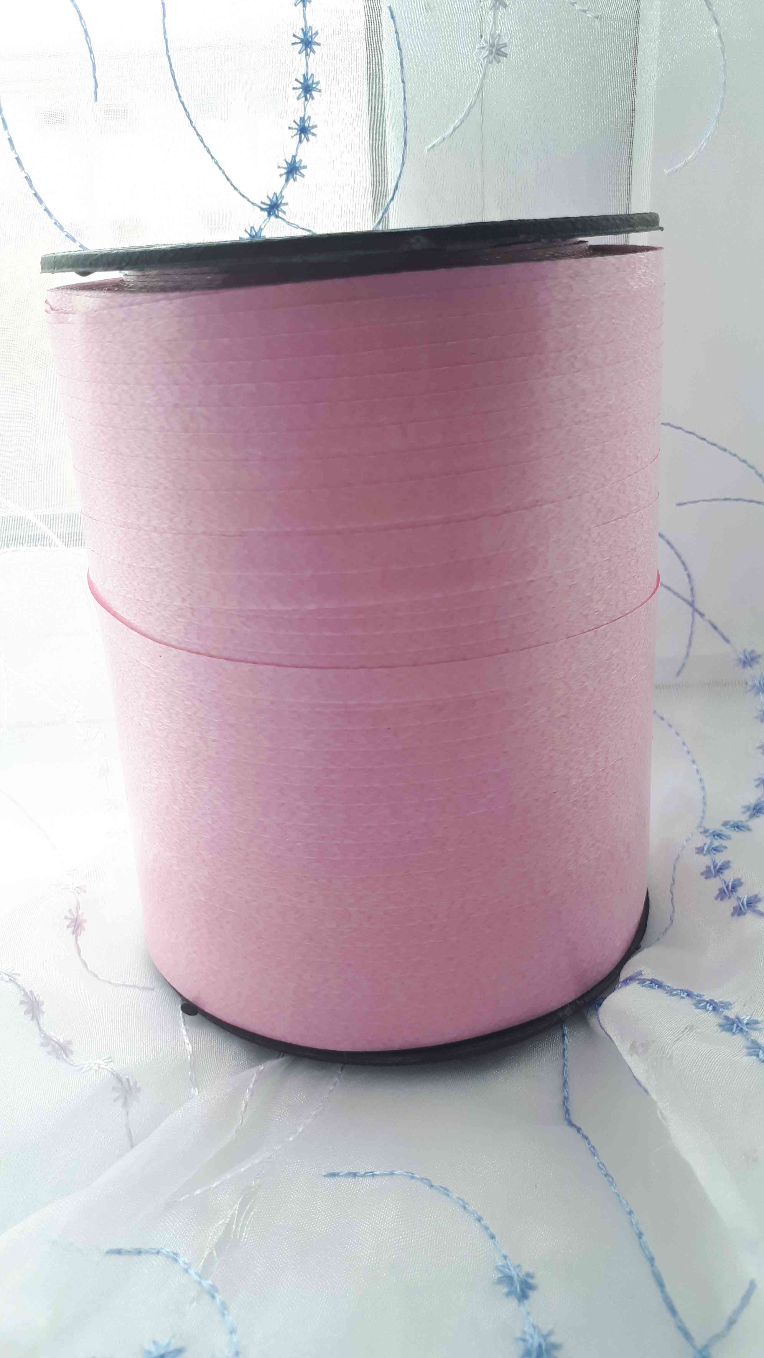 Фотография покупателя товара Лента для декора и подарков 0,5 см х 500 м, розовая