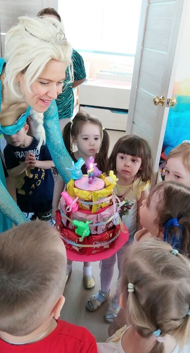 Фотография покупателя товара Свеча в торт на день рождения «‎Цветное конфетти»‎, цифра "4", 5.5 см - Фото 36