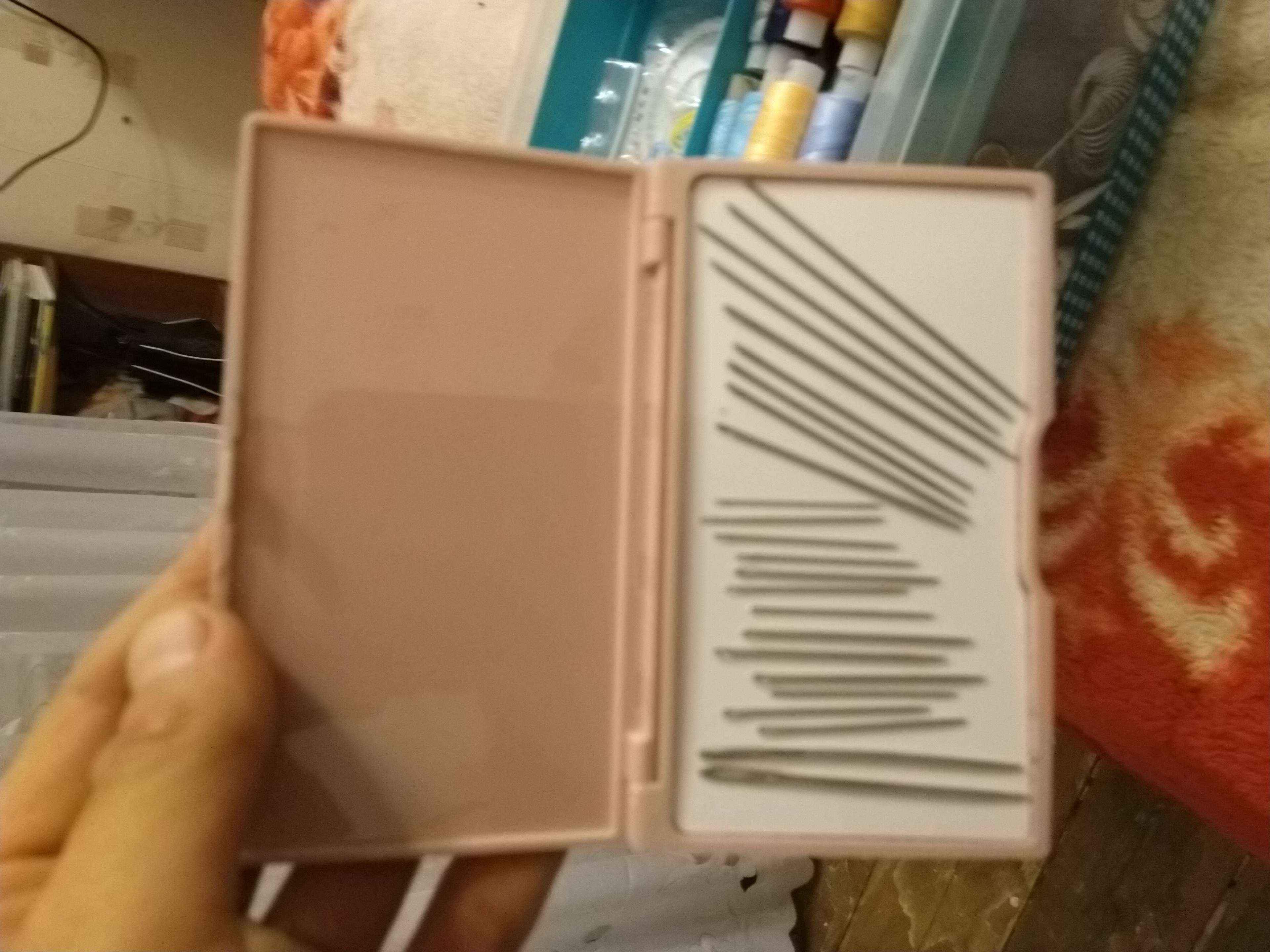 Фотография покупателя товара Игольница магнитная, 11 × 6,5 см, цвет светло-розовый - Фото 16