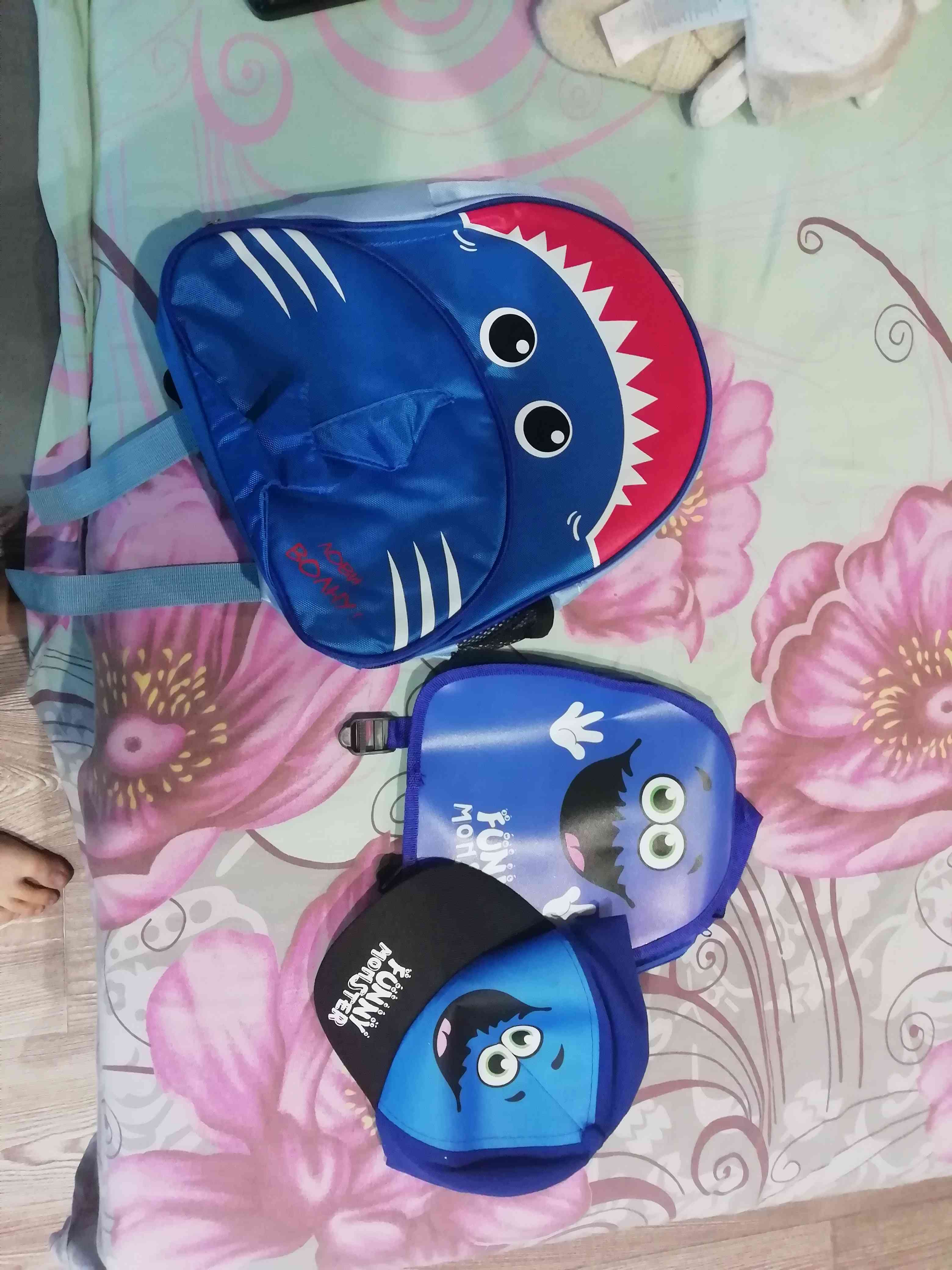 Фотография покупателя товара Рюкзак детский «Акула», цвет синий - Фото 1