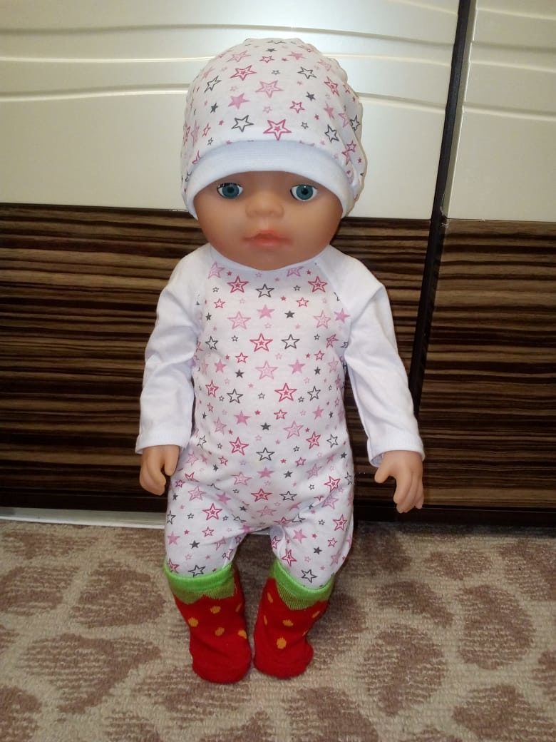 Фотография покупателя товара Одежда для кукол «Оленёнок и клубничка», носочки, 2 пары - Фото 1