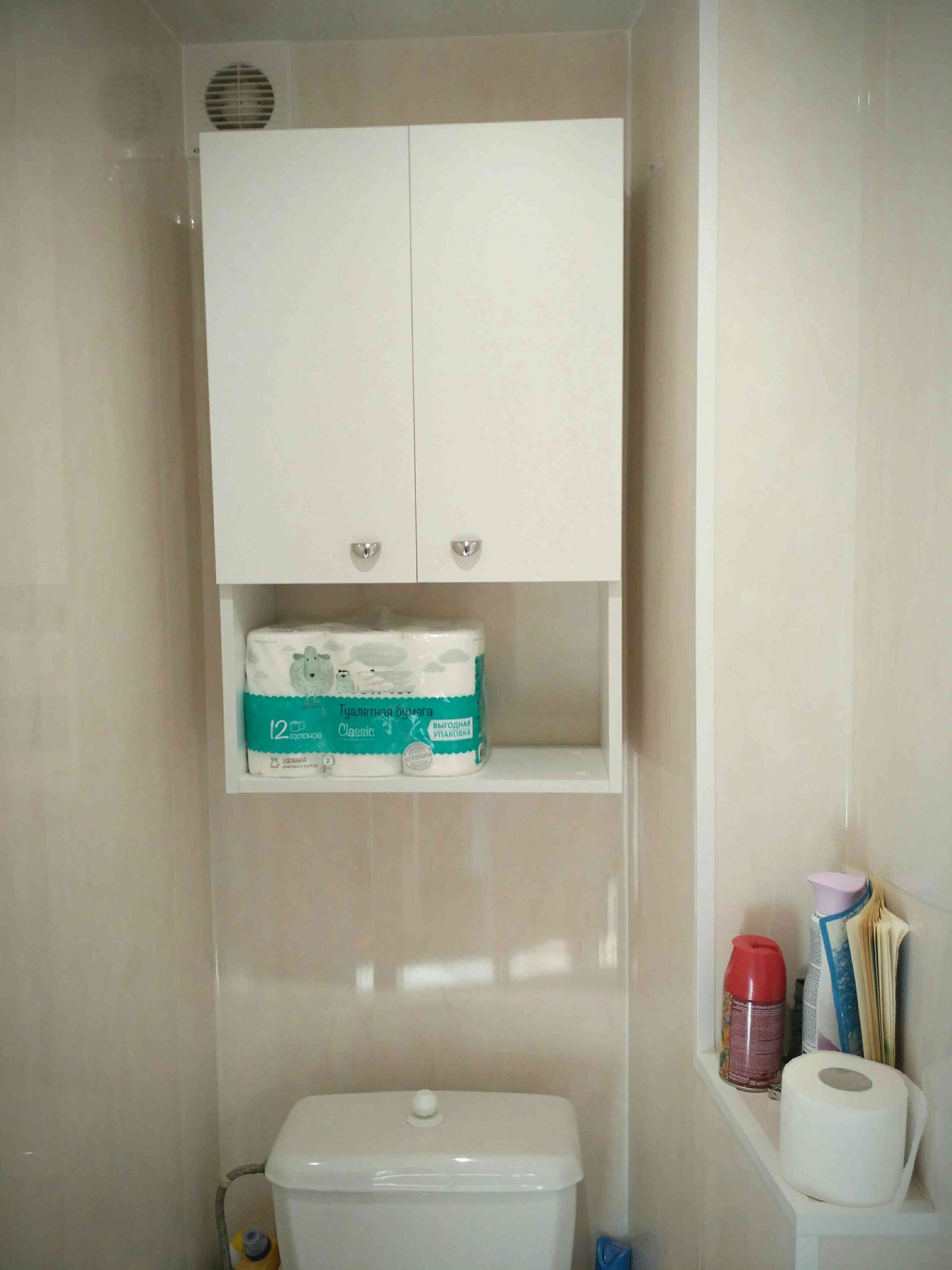Фотография покупателя товара Шкаф для ванной комнаты "Вега 5004" белый, 50 х 24 х 80 см