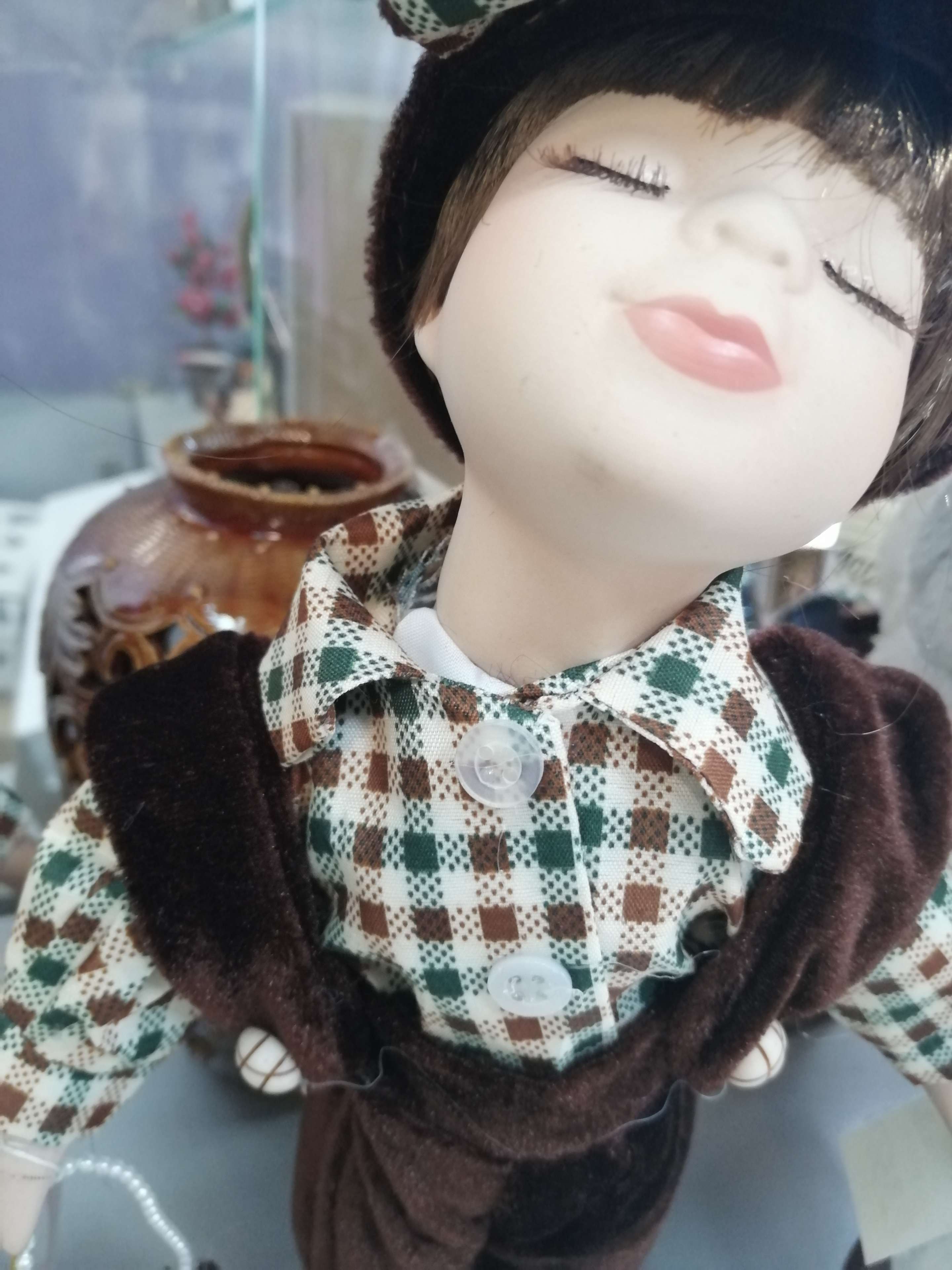 Фотография покупателя товара Кукла коллекционная парочка поцелуй набор 2 шт "Венера и Антон" 30 см