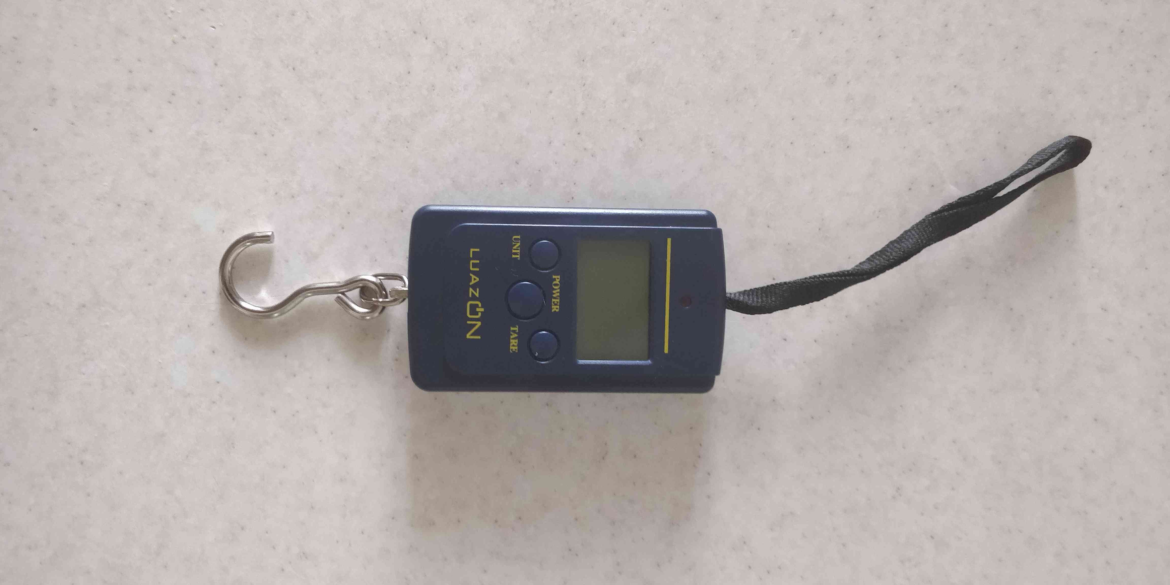 Фотография покупателя товара Весы-безмен Luazon LV-403, электронный, до 40 кг, точность до 10 г, подсветка, тёмно-синий