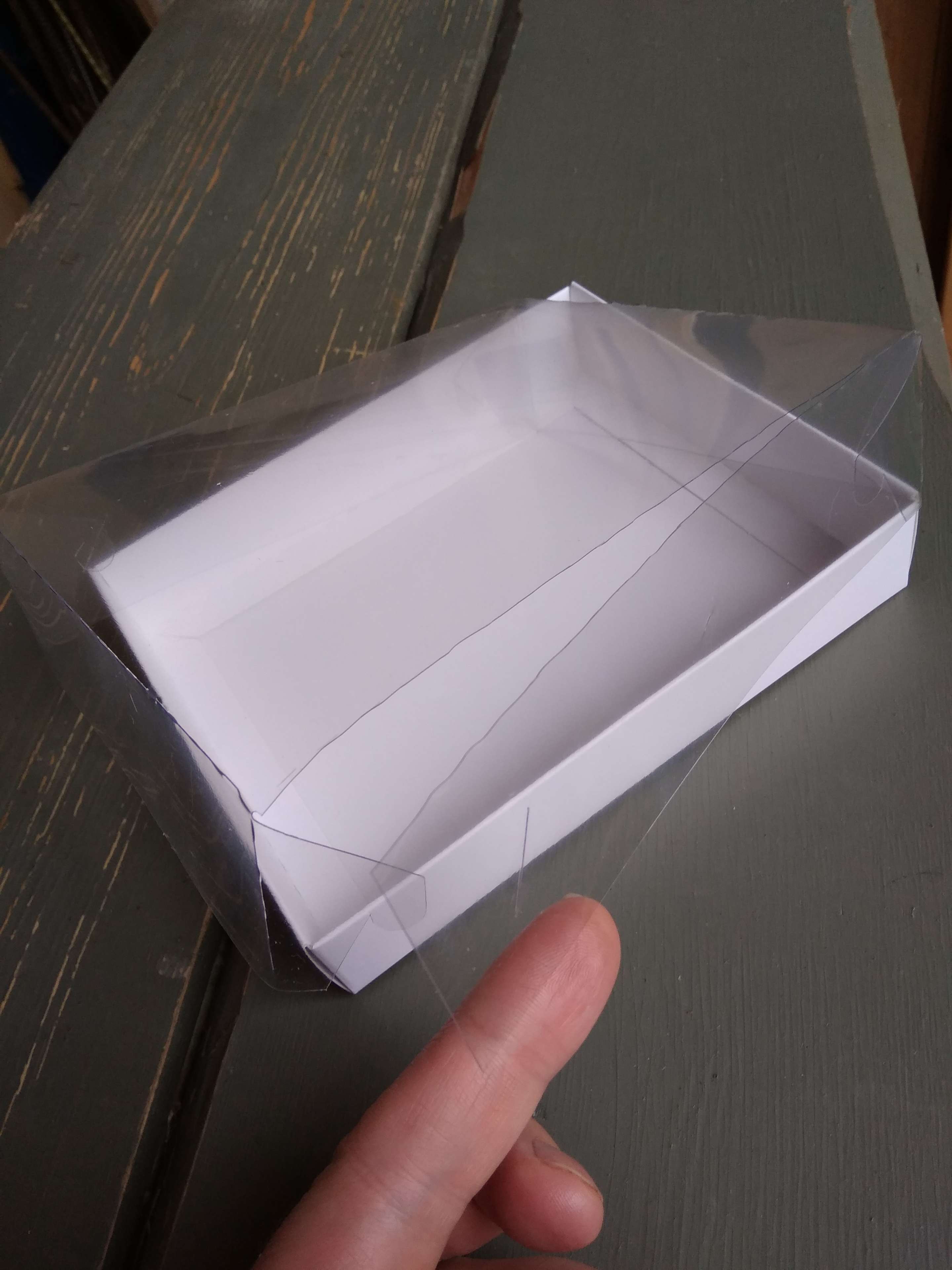 Фотография покупателя товара Коробочка для печенья с прозрачной крышкой 16 х 13 х 3 см