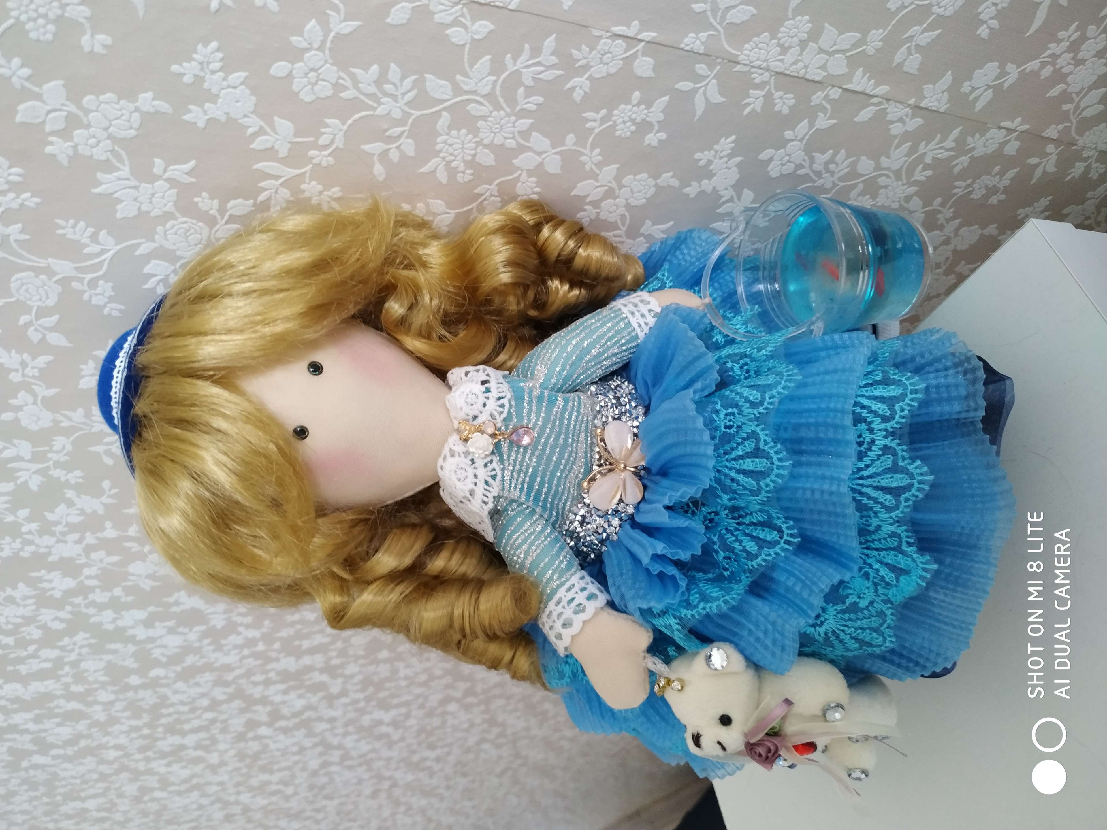 Фотография покупателя товара Миниатюра кукольная "Ведро" размер 5,5*5,5*6 - Фото 1