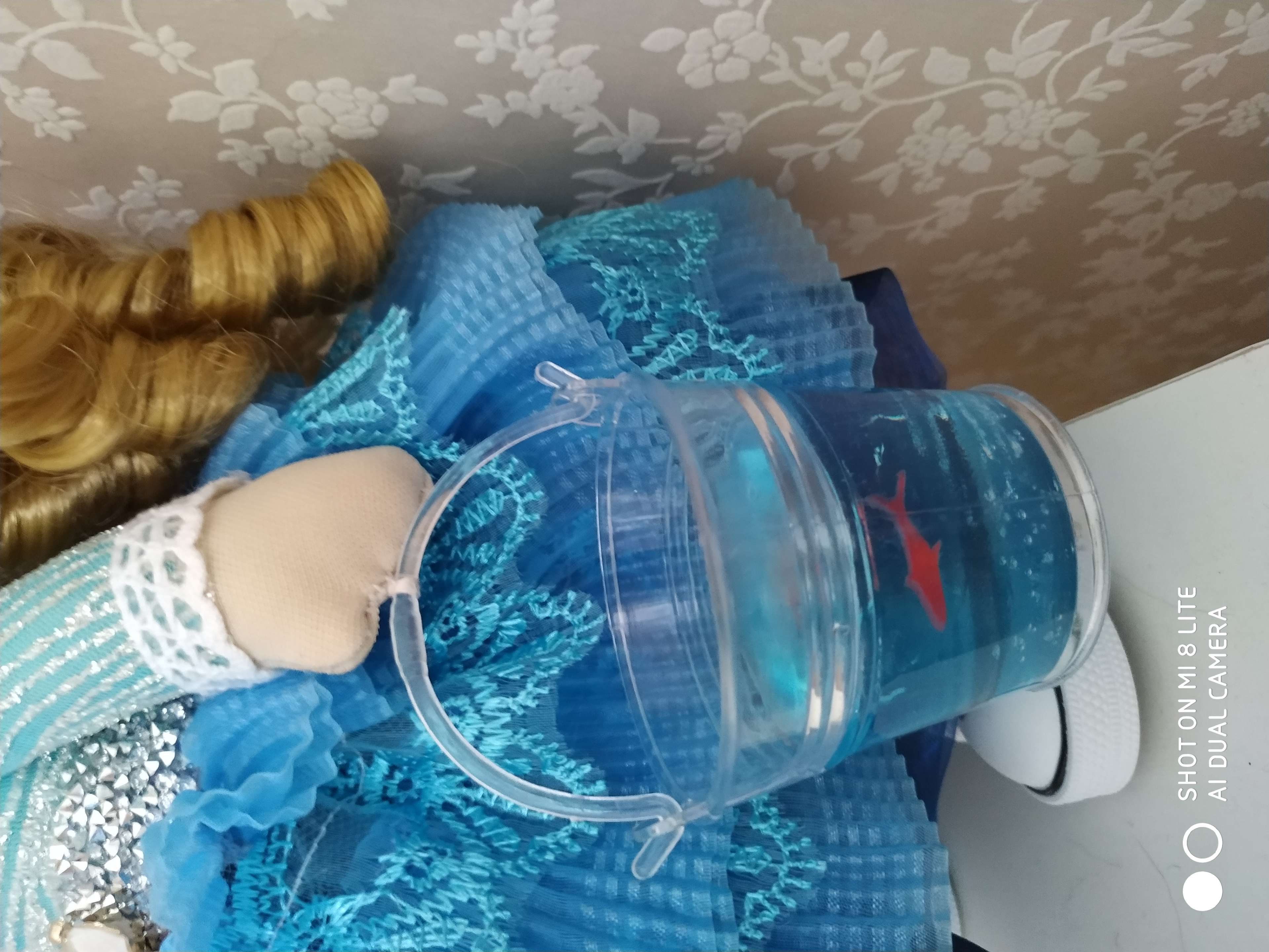 Фотография покупателя товара Миниатюра кукольная "Ведро" размер 5,5*5,5*6 - Фото 2