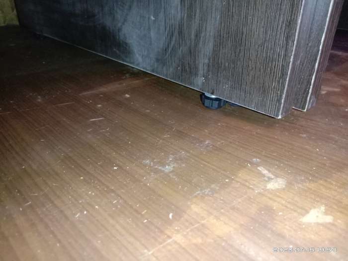 Фотография покупателя товара Кухонный гарнитур угловой «Симфония мега прайм», 2700×1500 мм, цвет бетон светлый/бетон тёмный/венге - Фото 4