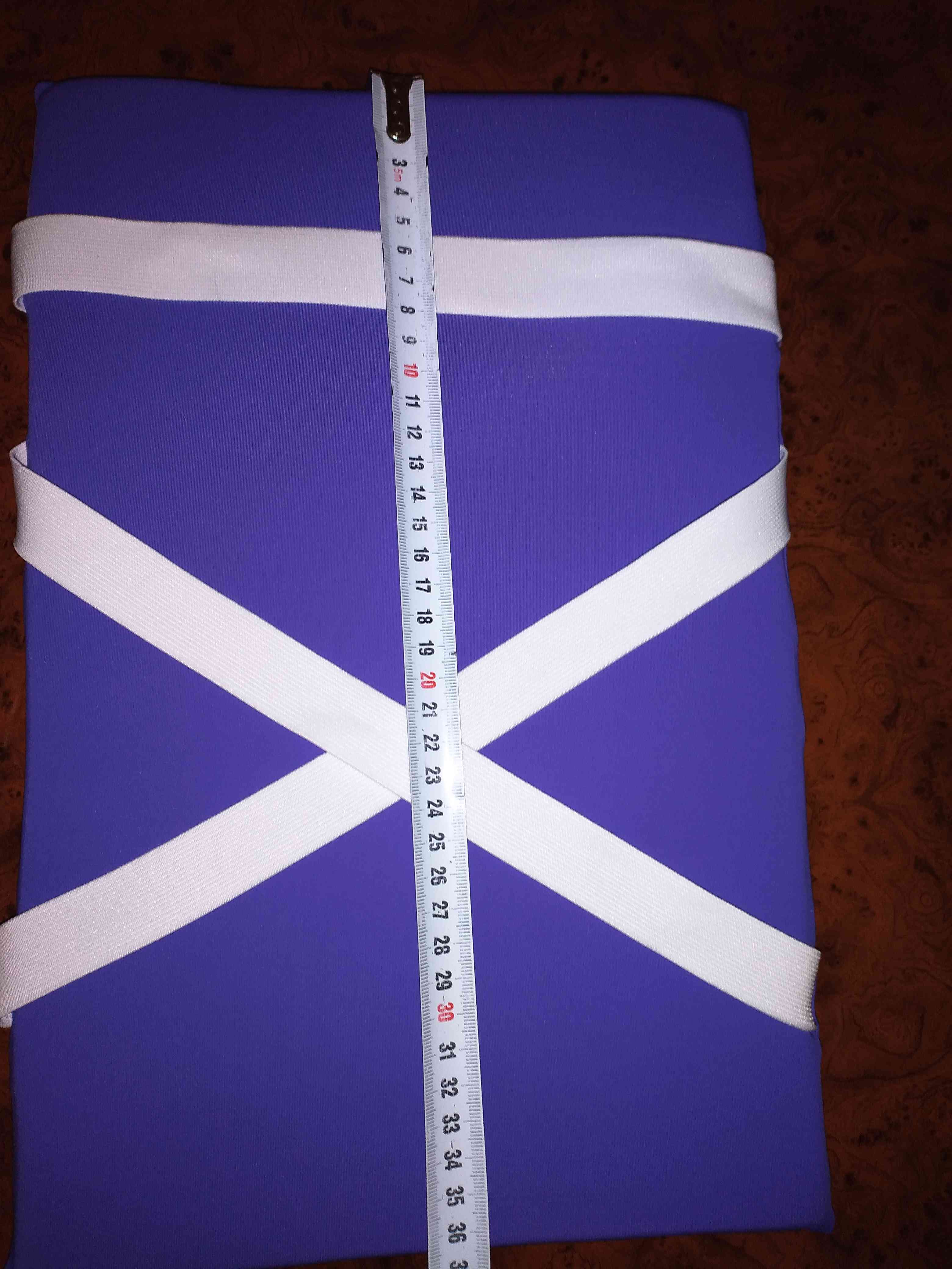 Фотография покупателя товара Подушка гимнастическая для растяжки Grace Dance, 38х25 см, цвет фиолетовый - Фото 1