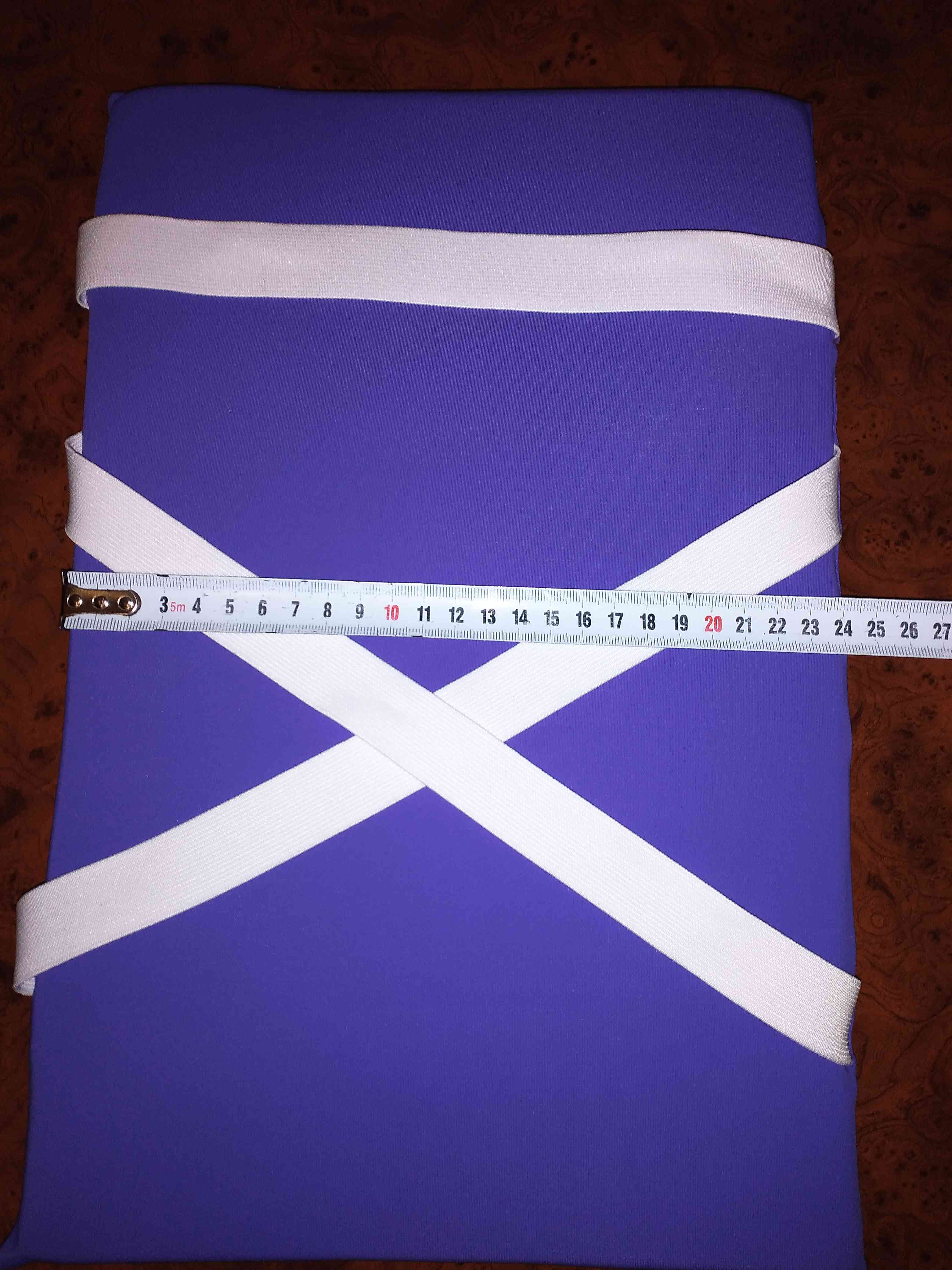 Фотография покупателя товара Подушка гимнастическая для растяжки Grace Dance, 38х25 см, цвет фиолетовый - Фото 2