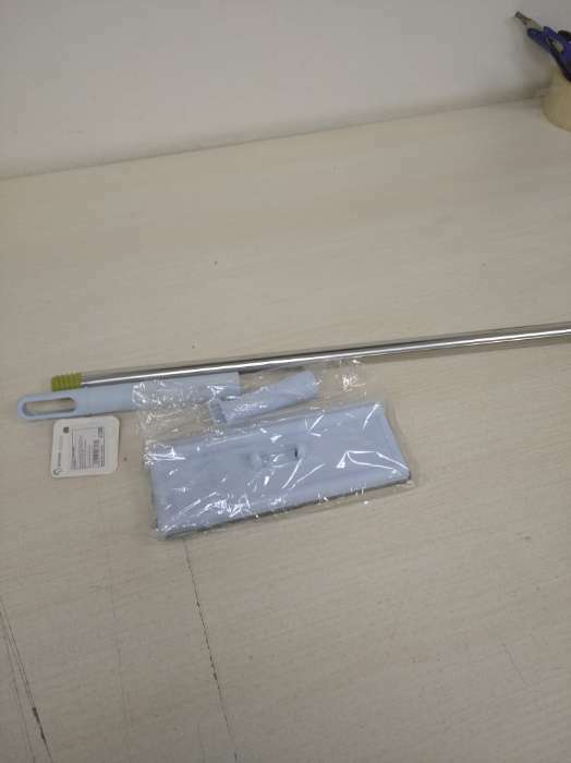 Фотография покупателя товара Окномойка с насадкой велюр, стальная ручка, сгон силикон, 19×7×68 см, цвет МИКС - Фото 1