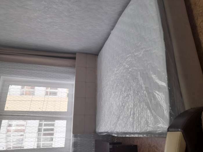 Фотография покупателя товара Кровать двуспальная Svetlana – 2, спальное место 1600×2000 мм, велюр, цвет коричневый - Фото 14