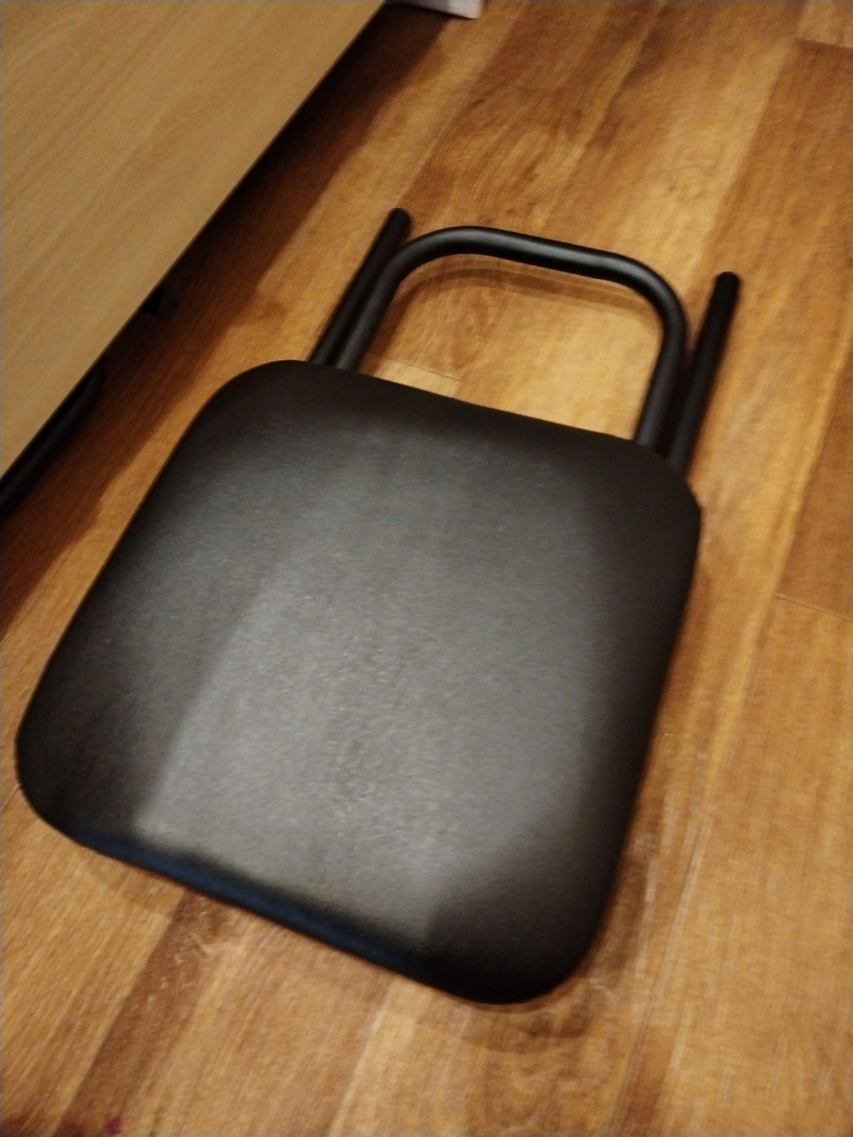 Фотография покупателя товара Табурет складной, экокожа черная/черный - Фото 2