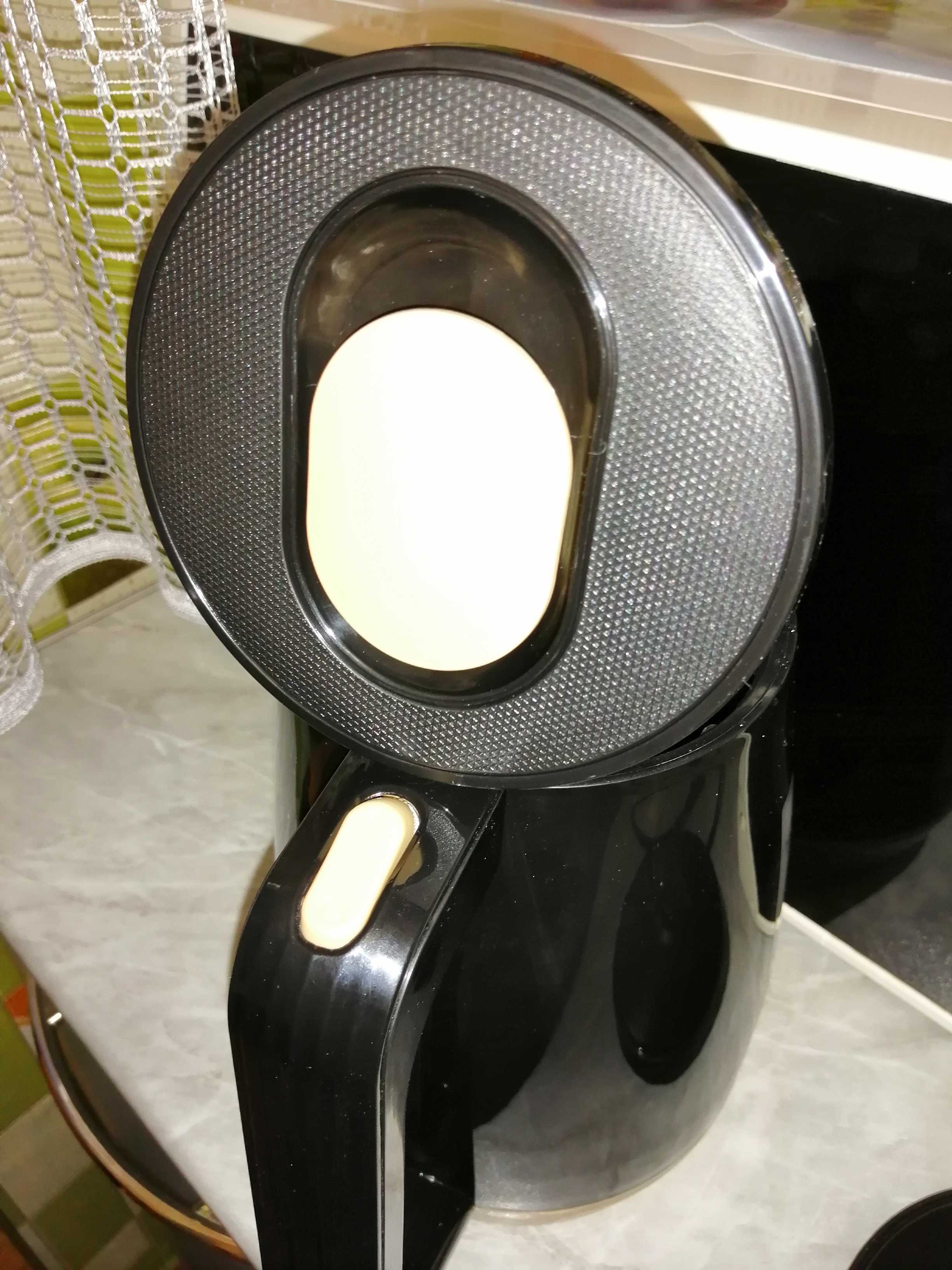 Фотография покупателя товара Чайник электрический ENERGY E-235, пластик, 1.7 л, 2200 Вт, чёрный - Фото 2
