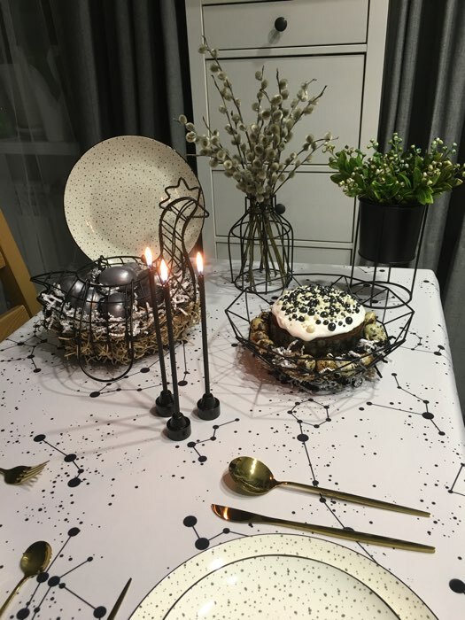 Фотография покупателя товара Наполнитель бумажный для подарков «Инь Янь», МИКС, бело - чёрный, 50 г - Фото 2