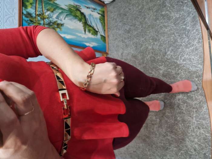 Фотография покупателя товара Браслет «Каркас» цепь, d=7 см, цвет серебро - Фото 4