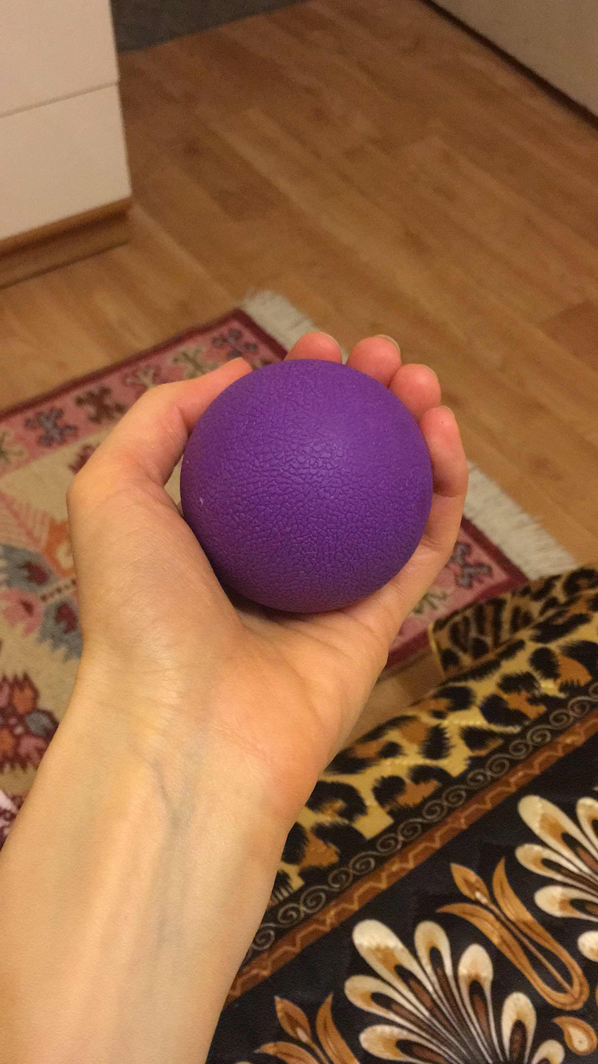 Фотография покупателя товара Мяч массажный ONLYTOP, d=6 см, 140 г, цвета МИКС - Фото 7