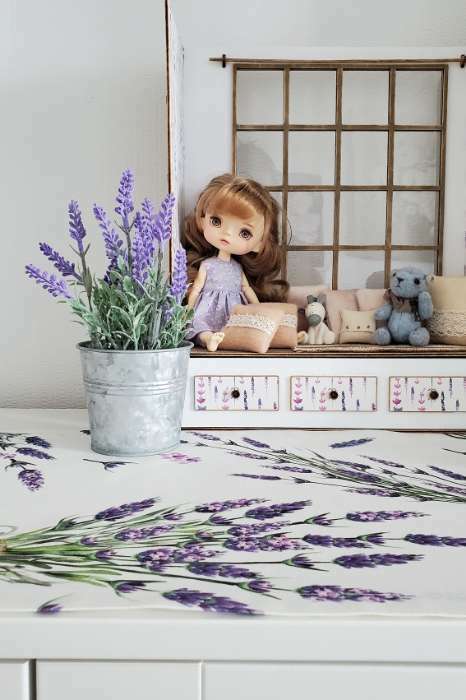 Фотография покупателя товара Дорожка на стол "Этель" Lavender 30х70 см, 100% хлопок, саржа 190 г/м2 - Фото 2