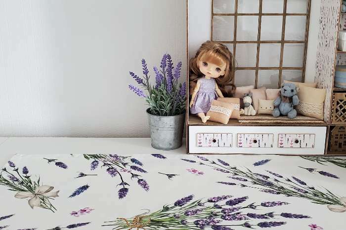Фотография покупателя товара Дорожка на стол "Этель" Lavender 30х70 см, 100% хлопок, саржа 190 г/м2 - Фото 1