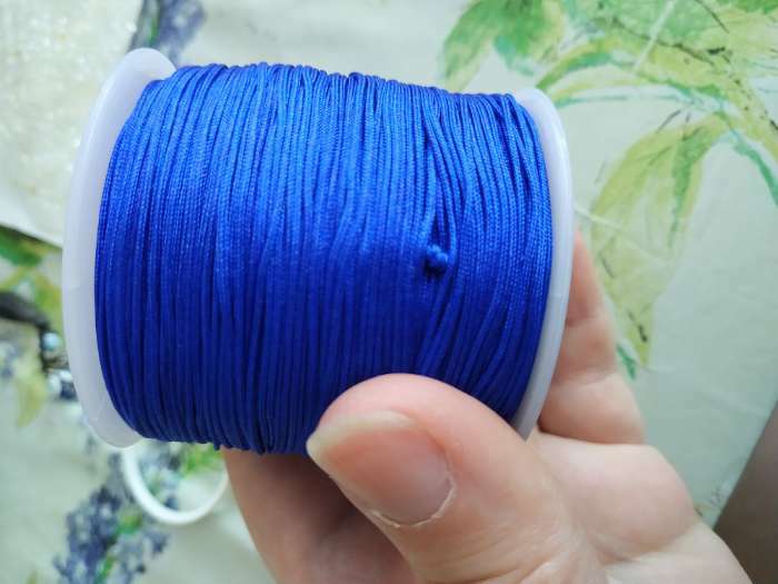 Фотография покупателя товара Шнур «Шамбала» длина 100 м, d=1 мм, цвет ярко-синий - Фото 36