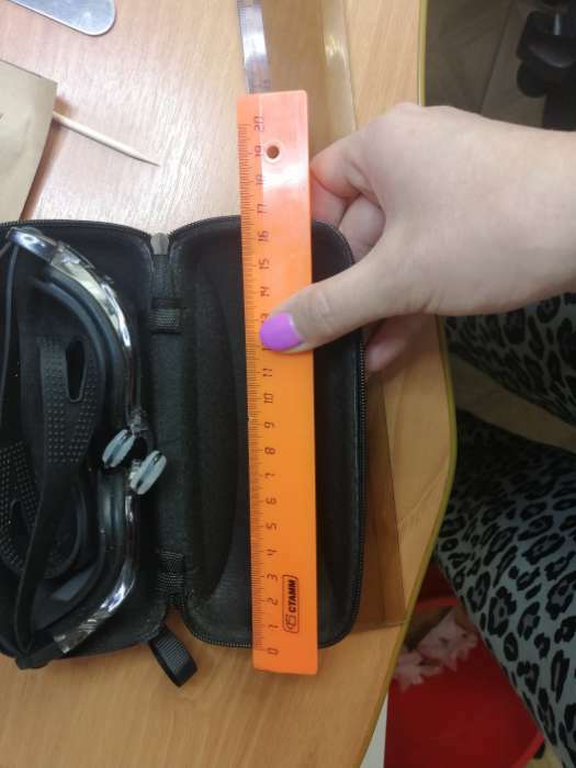 Фотография покупателя товара Футляр для очков, 18,5 × 5 × 6 см, цвет МИКС - Фото 2