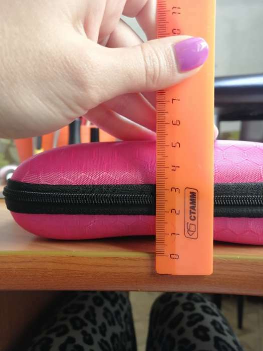 Фотография покупателя товара Футляр для очков, 18,5 × 5 × 6 см, цвет МИКС - Фото 3