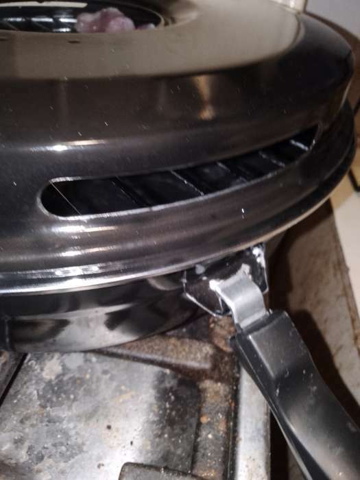 Фотография покупателя товара Сковорода- гриль Healthy grill, d=33 см, эмалированное покрытие, цвет чёрный - Фото 5