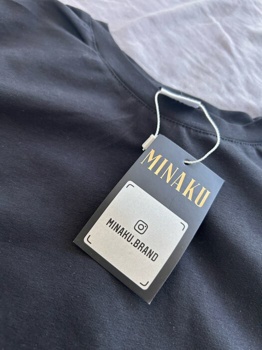 Фотография покупателя товара Футболка женская MINAKU REGULAR FIT: цвет чёрный, р-р 52 - Фото 3