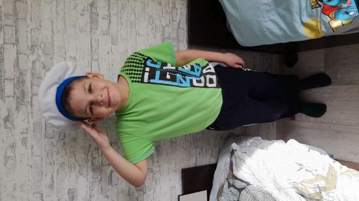 Фотография покупателя товара Бескозырка, р. 52 см - Фото 1