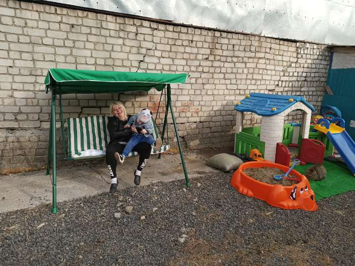 Фотография покупателя товара Качели садовые «Адлер», 175×150×120 см, максимальная нагрузка 150 кг, зелёные - Фото 33