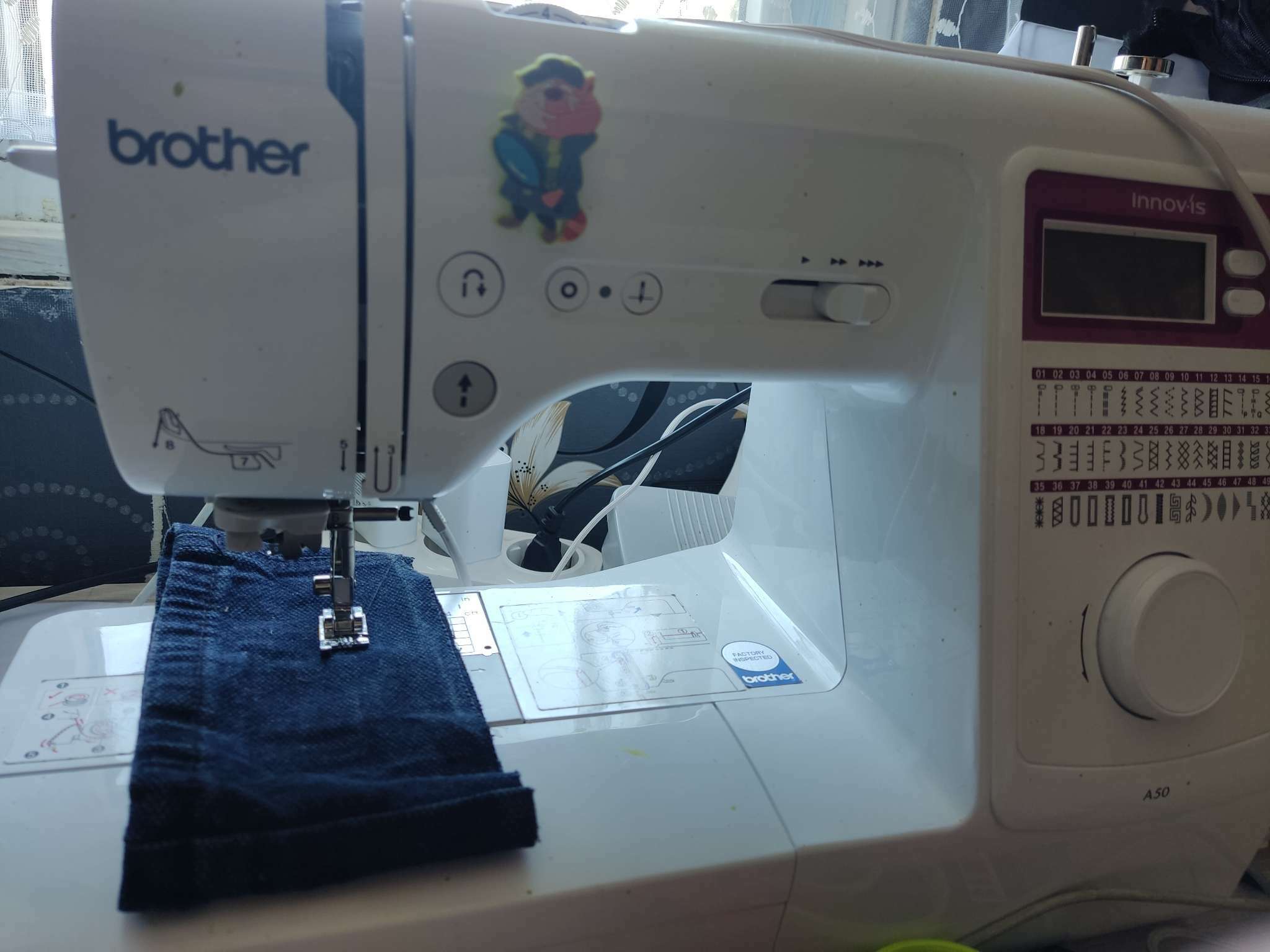 Фотография покупателя товара Лапка для швейных машин, для пришивания шнуров, 1,5 × 3 см - Фото 1