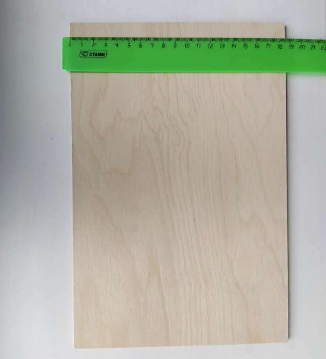Фотография покупателя товара Доска разделочная деревянная Доляна, 30×18,5×0,5 см - Фото 3