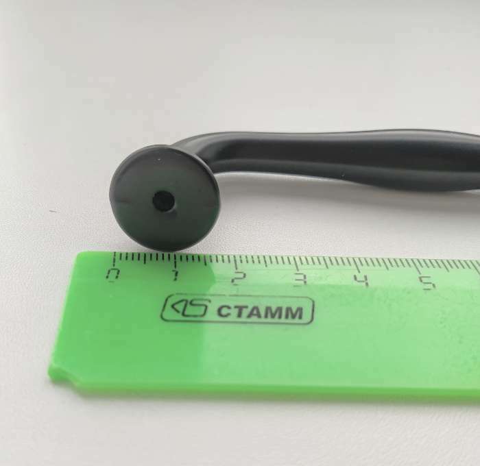 Фотография покупателя товара Ручка-скоба  WAVE PC173BL, м/о 96 мм, цвет чёрный - Фото 6