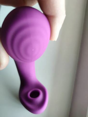Фотография покупателя товара Вибратор JOYHYPER, с вакуумно-волновой стимуляцией клитора G, фиолетовый - Фото 3