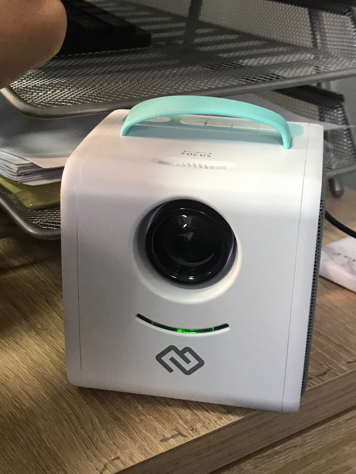 Фотография покупателя товара Мини-кинотеатр Digma DiMagic Kids (DM002), проектор, белый/синий - Фото 2
