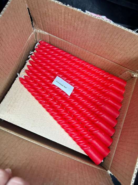 Фотография покупателя товара Свеча витая, 2.2×25 см, белая, «Богатство Аромата» - Фото 1