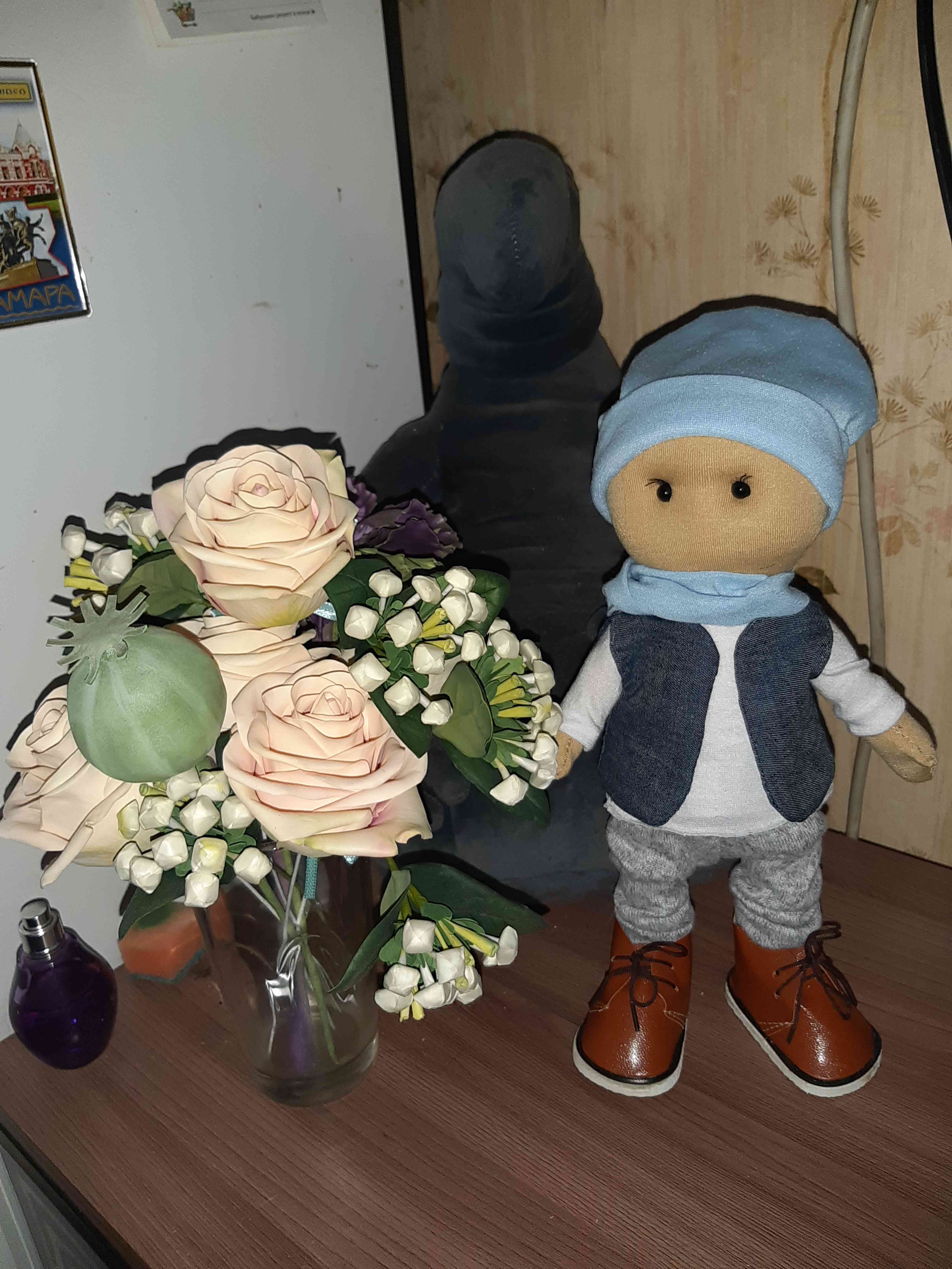 Фотография покупателя товара Набор для шитья. Интерьерные куклы «Ник и Нати», 30 см - Фото 7