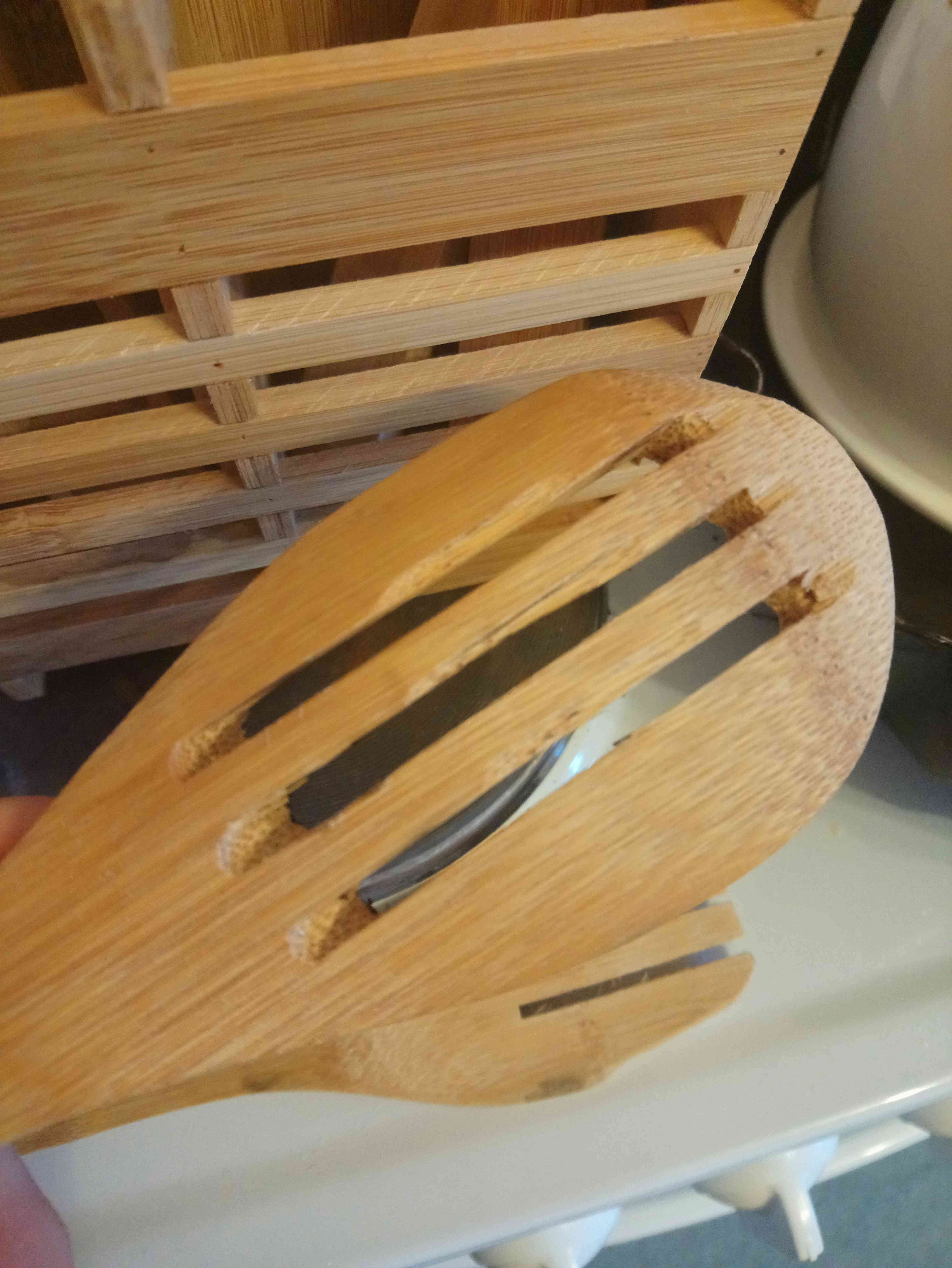 Фотография покупателя товара Набор кухонных принадлежностей «Дуновение леса», 7 предметов на подставке: щипцы, ложка, 4 лопатки