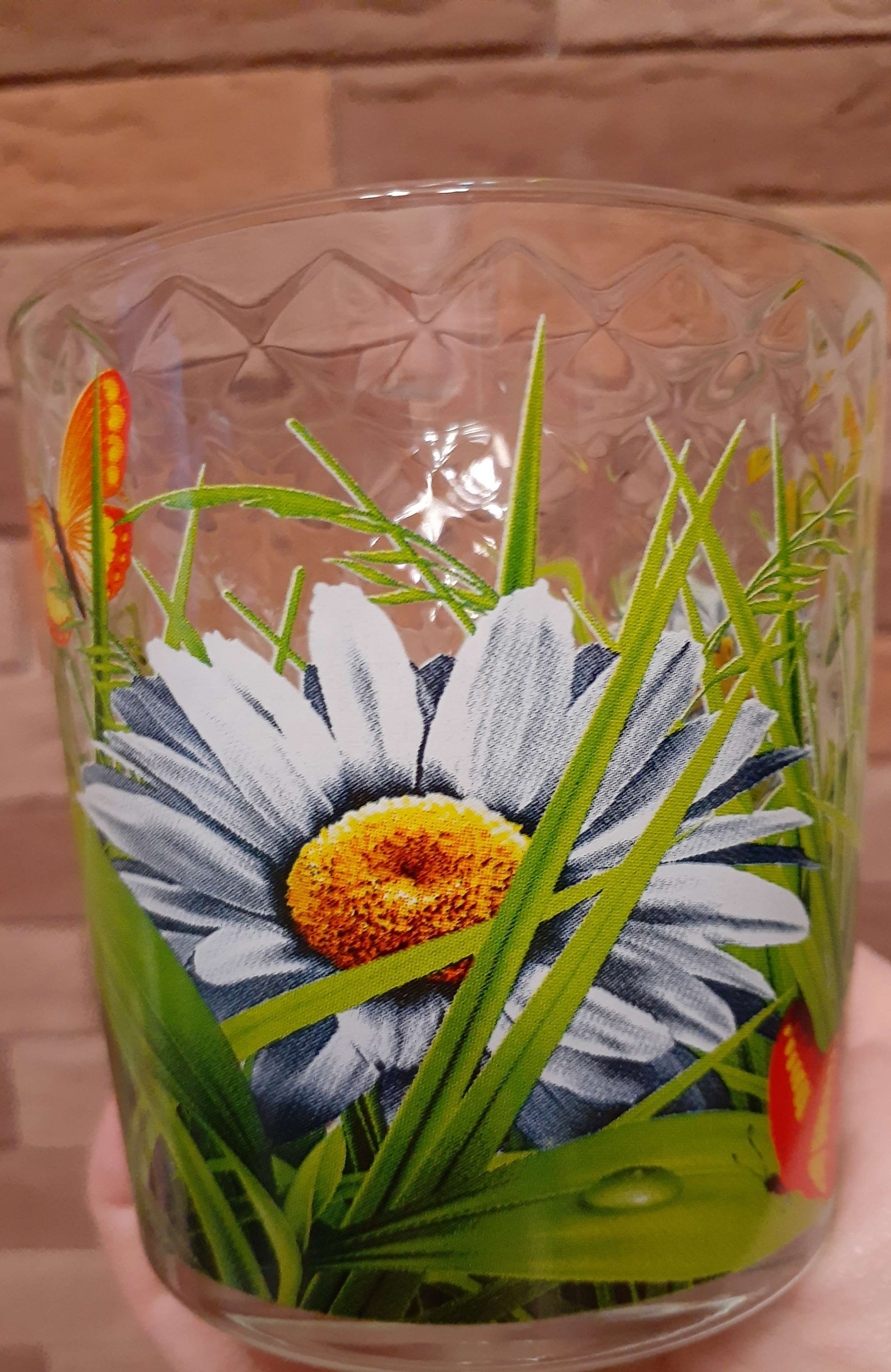 Фотография покупателя товара Набор стаканов для коктейля «Цветник», 210 мл, 6 шт, рисунок, форма МИКС - Фото 2