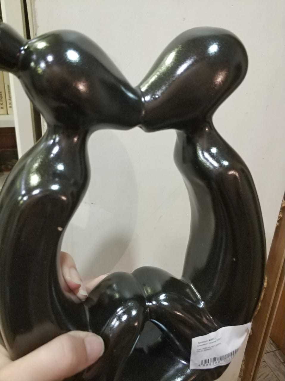 Фотография покупателя товара Аромалампа "Свидание", чёрная, керамика, 26 см