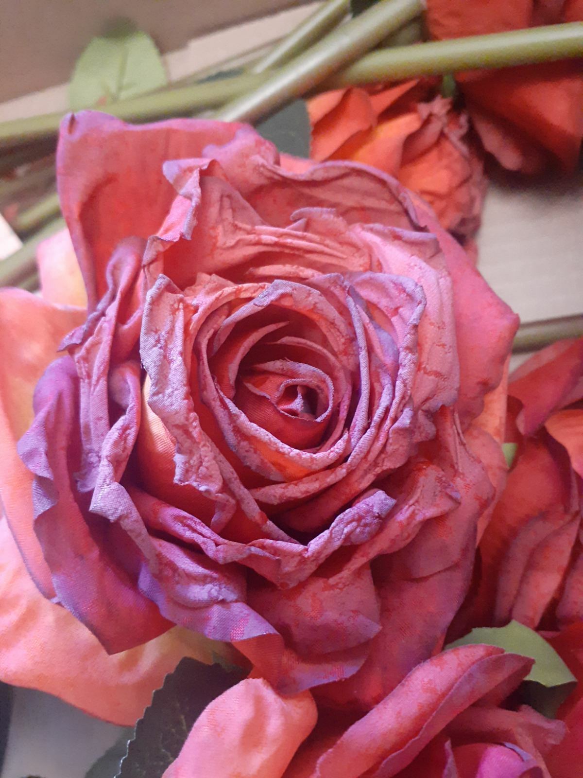 Фотография покупателя товара Цветы искусственные "Роза эстетик" 10х49 см, красный - Фото 3